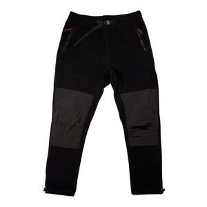 Topo‎ Designs Fleece Pants Mens XL Black Belted Pockets Polartec Outdoors